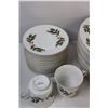 Image 2 : Christmas Theme Fine China (Dinner Plates, Teacup Set, Salt & Pepper Shakers, Toothpick Holders