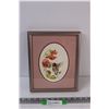 Image 1 : Hummingbird Watercolor Painting in Metal Frame - 10"x8"