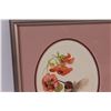 Image 2 : Hummingbird Watercolor Painting in Metal Frame - 10"x8"
