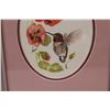 Image 3 : Hummingbird Watercolor Painting in Metal Frame - 10"x8"