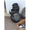 Image 1 : **Black Resin Water Feature with (2) Pumps- Untested