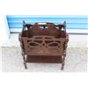 Image 1 : **Wooden Magazine Holder - 20" x 10 1/4" x 23"H