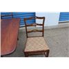 Image 2 : **Drop Leaf Wooden Table with Leaf - 40 1/4" x 72 1/4" x 30 1/2" with Leaf, Folded Table Measures 26