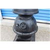Image 3 : **McClary #170 Cast Iron Pot Belly Blazer Stove - Repaired Crack