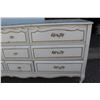 Image 2 : **9-Drawer Dresser - Top has Crack, Some Damage, 60" x 19" x 32"H