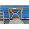 Image 3 : **(2) Wooden Dining Room Chairs