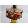 Image 4 : Stained Glass Style Kerosene Lamp - Slight Paint Chips