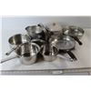 Image 1 : (5) Small Pots, (2) Pans