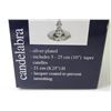 Image 2 : Silver Plated Candelabra w/ Candles (NIB)