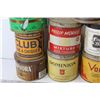 Image 3 : (10) Vintage Tobacco Tins - Club - Vogue - Philip Morris - Captain Black - Dominion
