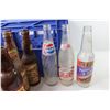Image 6 : Plastic Pop House Crate w/Bottles - (5) Labatt's Blue - Pepsi - Pepsi-Cola - Peanut & Jelly Soda - D