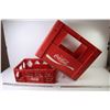 Image 1 : (2) Plastic Coca-Cola Crates - (larger one has a crack)