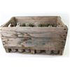 Image 8 : Vintage Wooden 7-Up Case (has crack) - (12) 7-Up Bottles - Labatt's - Pilsner - Coca-Cola - Kik - Pe
