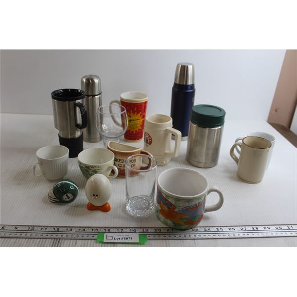 Assorted Cups and Mugs
