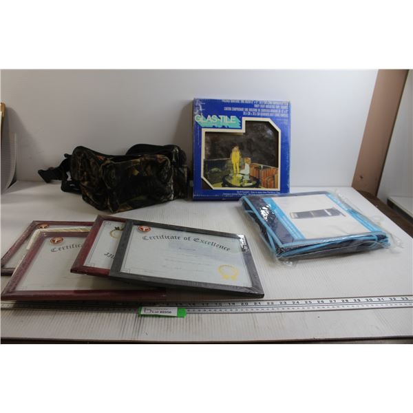 (4) Certificates of Excellence, Sweater Organizer, Misc.