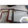 Image 2 : (4) Certificates of Excellence, Sweater Organizer, Misc.
