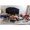 Image 1 : Pads of Paper, Bag, Assorted Office Supplies