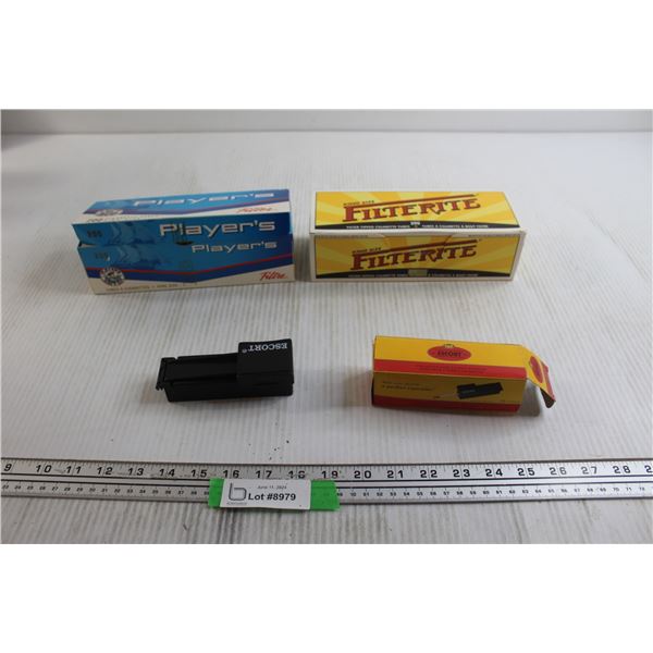 (2) Boxes Cigarette Tubes - (1) is Sealed, Cigarette Maker