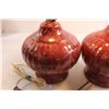 Image 2 : (2) Maroon Lamps - Works