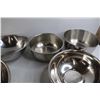 Image 3 : (9) Metal Bowls