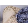 Image 2 : (2) Double / Queen Sized Comforter Blue & White, Beige Chair Cover - Both Soiled