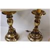 Image 3 : * (2) Matching Pair of Brass Electric Lamps