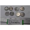 Image 1 : (7) Canadian Quarters 1999-2010 - (1) U.S. 2000 Quarter Mary Land