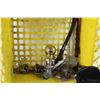 Image 4 : *Toyota & GMC Vehicle Replacement Strut - Yellow Plastic Crate - 2" Ball Hitch - Leather Roll Pouch 