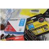 Image 2 : Furniture Slide Guides - Staples - Pin Stipes - All-Purpose Drop Sheets (9' x 12') - Cap & Rotor - M