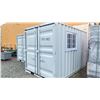 Image 2 : *OS* 12FT GREY OFFICE STORAGE SHIPPING CONTAINER 144"L X 87.5W X 99"H WITH DUAL SWING