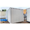 Image 2 : *OS* 8FT GREY OFFICE STORAGE SHIPPING CONTAINER 97.5"L X 79.5"W X 89"H WITH DUAL SWING