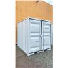 Image 2 : *OS* 9FT GREY OFFICE STORAGE SHIPPING CONTAINER 107.5"L X 88"W X 98.5"H WITH DUAL SWING