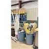 Image 2 : 3 BUCKETS OF ASSORTED AQUARIUM SUPPLIES AND PVC PIPES