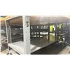 Image 2 : ULINE WOODEN/METAL MOBILE HEIGHT ADJUSTABLE TABLE (72"W X 48"D X 30"H)