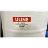 Image 2 : ULINE S-19419 30GAL OPEN TOP NATURAL PLASTIC DRUM AND S-9945NAT 55GAL OPEN TOP NATURAL PLASTIC DRUM