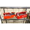 Image 1 : PAIR OF RED TOOL CHESTS WITH CONTENTS