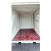 Image 5 : ** 12FT BEIGE OFFICE STORAGE SHIPPING CONTAINER 143"L X 85"W X 95"H WITH DUAL SWING REAR