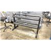 Image 1 : BLACK METAL COMMERCIAL 2 TIER DUMBBELL RACK