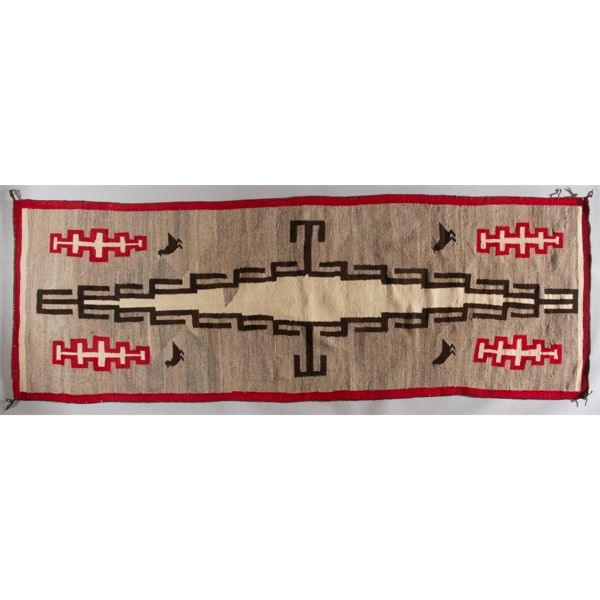 Navajo Pictorial Rug, Ca. 1940s 
