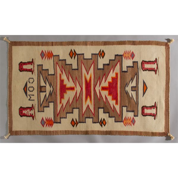 Navajo Pictorial Rug, Ca. 1915-1925