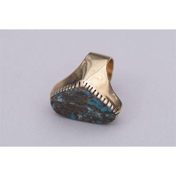 14K Gold & Turquoise Ring