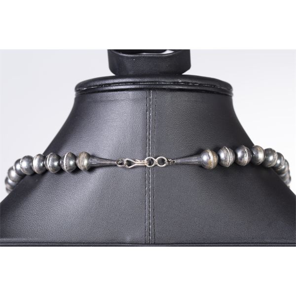 Oval Stone Navajo Beads Statement Necklace Set main image 1