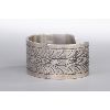 Image 2 : Sterling Silver Cuff with Floral Design