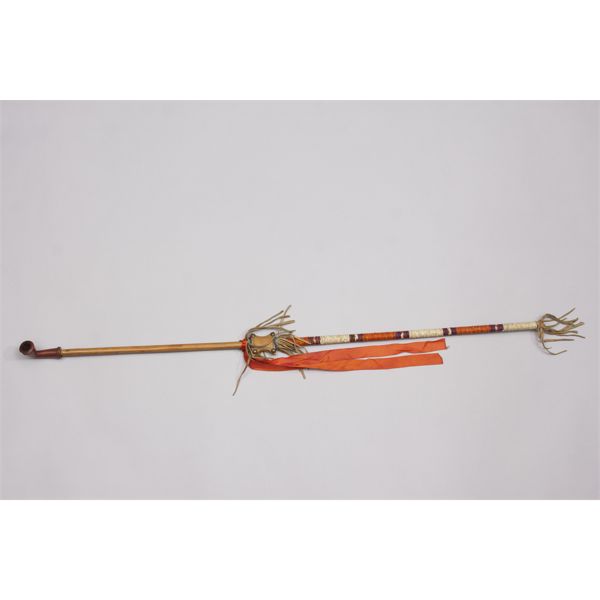 Calumet, Pipe Bowl & Stem, Ca 19th Century 