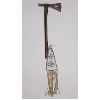 Image 1 : Presentation Pipe Tomahawk with Scroll Heart Cutout, File Burn, Ca 19th Century