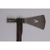 Image 3 : Presentation Pipe Tomahawk with Scroll Heart Cutout, File Burn, Ca 19th Century