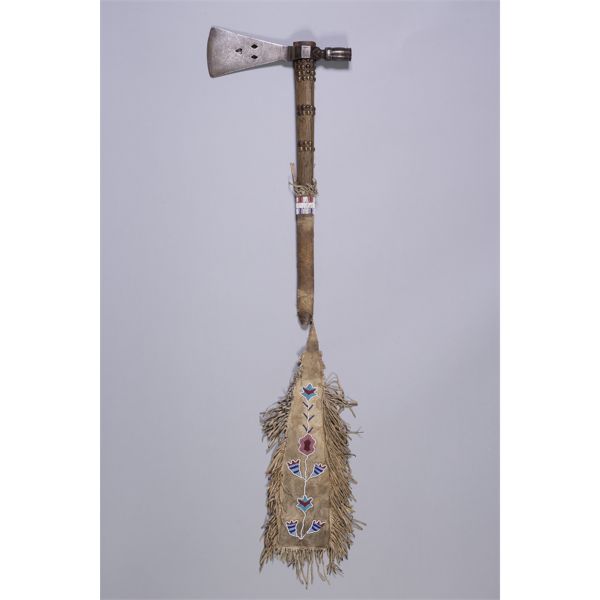 Pipe Tomahawk with Kiowa Sock, Ca 19th Century