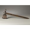 Image 1 : Rare Colonial British Peace Pipe Tomahawk, Mid 18th Century