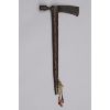Image 2 : Early Pipe Tomahawk with Fire Brands and Beaded Fall, Ca 19th Century