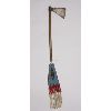 Image 1 : Native American Indian Missouri War axe with "Weeping Heart" Cutout and Beaded Fall, Ca 19th Century